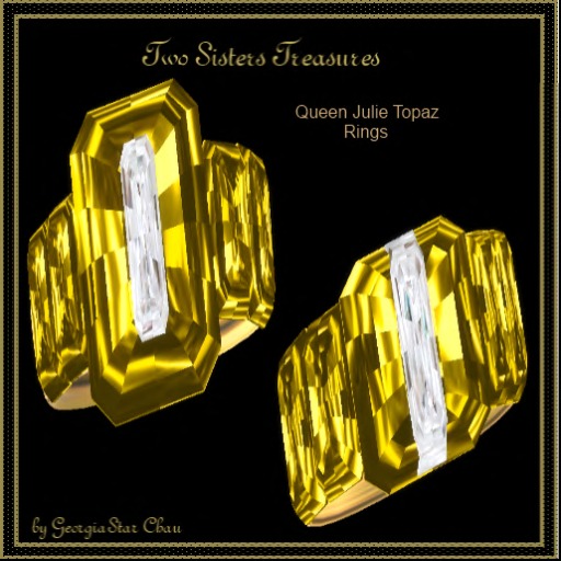 TST Queen Julie Topaz Rings