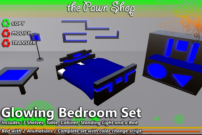 [tPS] Glowing Bedroom Set