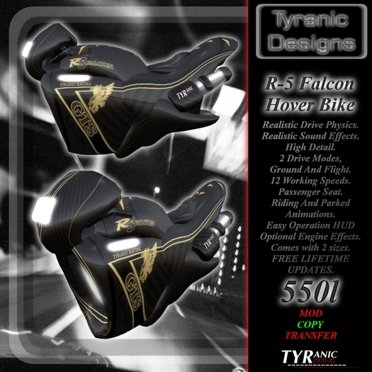 R-5 Falcon Hover Bike -By Tyranic Designs-