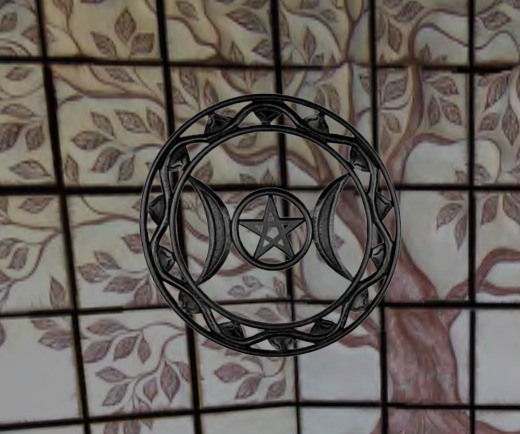Raincloud - Triple Moon Wall Hanging