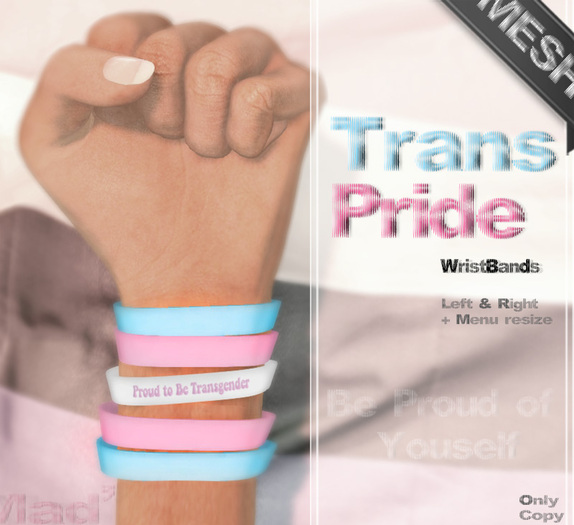 transgender pride bracelet