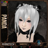 [Mesh] Curious Kitties - Nyanotech Hair [Type B] - Panda V3