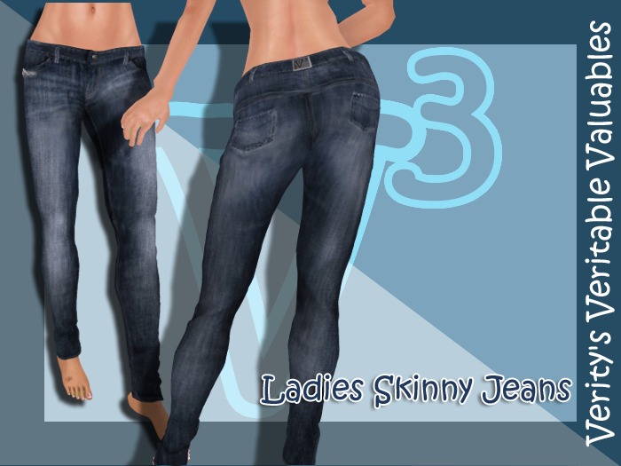 [VStyle] Mesh Skinny Jeans - Ladies