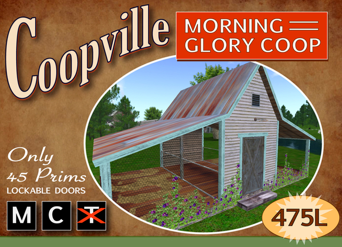 Chicken coop (morning glory)