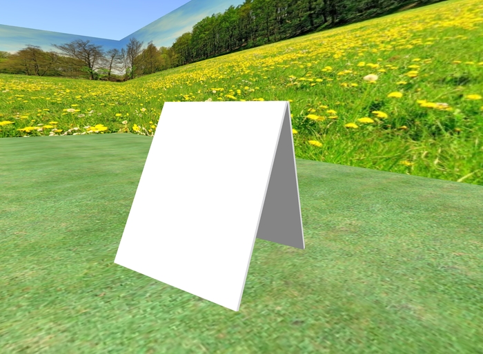 Event Announcement Board (2 Prims)