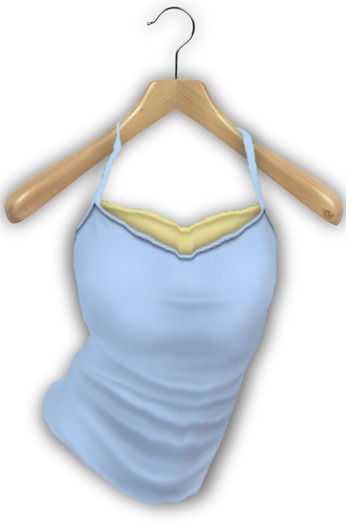 .TeaParty. Two Tone Top - Blue