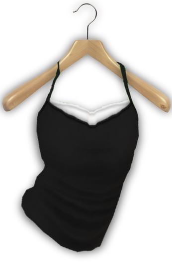 .TeaParty. Two Tone Top - Black