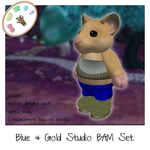 MUZI - Studio BAM - Blue / Gold