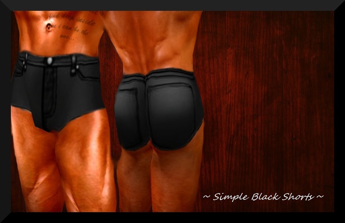 ~Simple Black Shorts ~