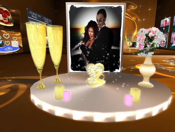 Wedding Invitation Love Candles
