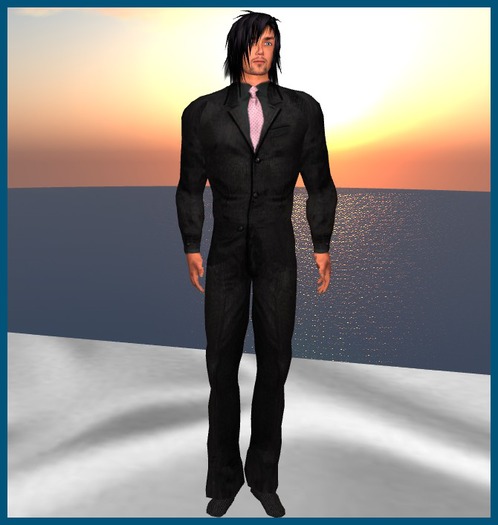 black suit for men 4***