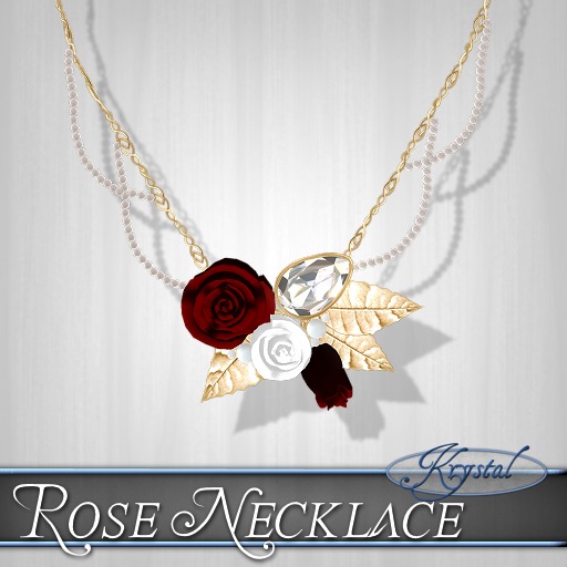 ::: Krystal ::: Rose Necklace