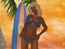 Mesh Bikini Rigged Grey Jungle