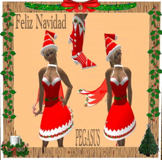 white christmas dresses Mrs Santa Claus Christmas Dress – TwirlingDresses main image 0