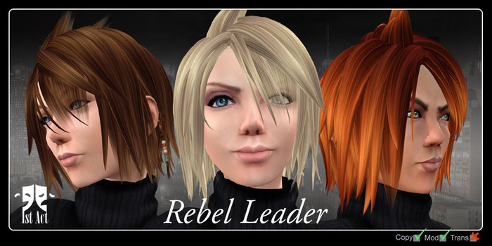 [1A]Hair - Rebel Leader - DEMO