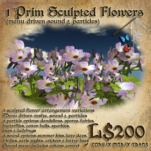 Shade - 1 Prim Flowers (Pastel Palette)