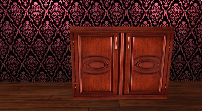 Mahogany Sideboard-Cabinet (Modell_3)