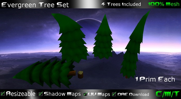 EVO - Evergreen Tree Set Boxed