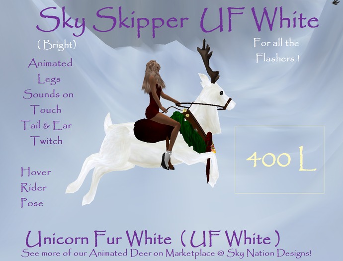 Rideable  Sky Skipping UF Bright 3.0 Rider ( Musical) 