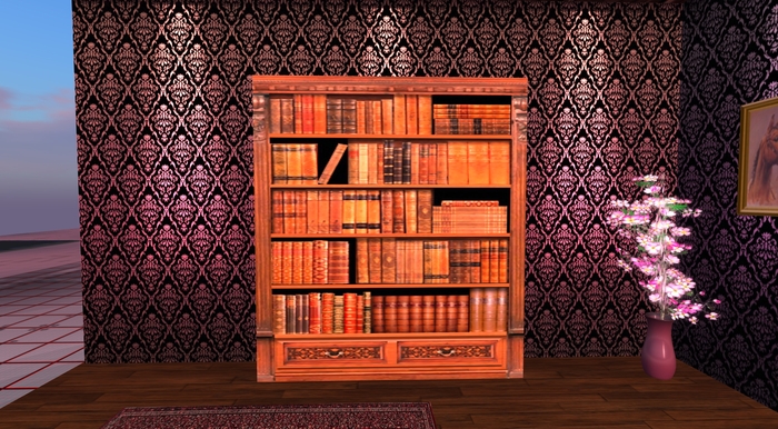 Oak Bookshelf Model_2