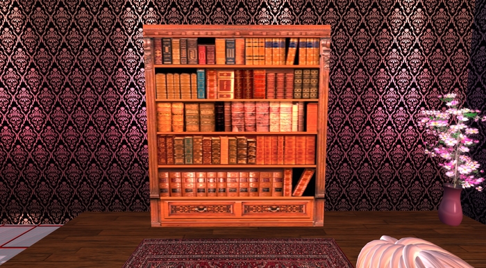 Oak Bookshelf Model_4
