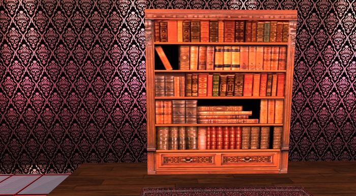 Oak Bookshelf Model_7