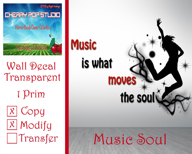 [CPS] Music Soul Decal