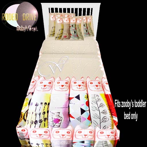 Zooby Toddler Bedding Set Wednesday Boy