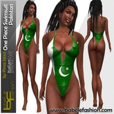 Babele Fashion One Piece Swimsuit Pakistan