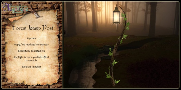 *.: Mystique :.* Forest Lamp Post