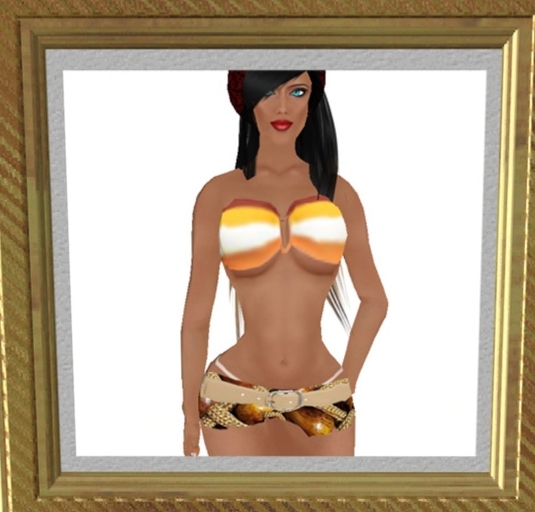 Glod Bra + Short Pants