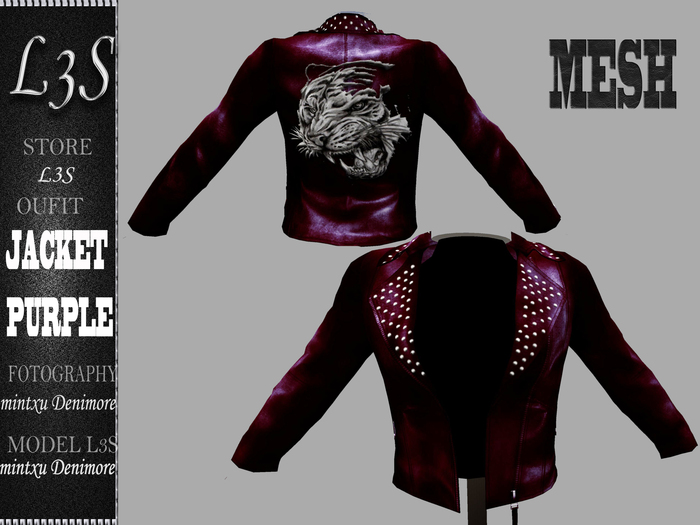 [ L3S ] JACKET PURPLE