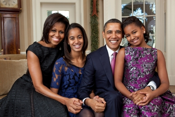 Obama Family Portrait 2012