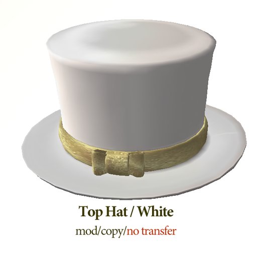 Top Hat / White