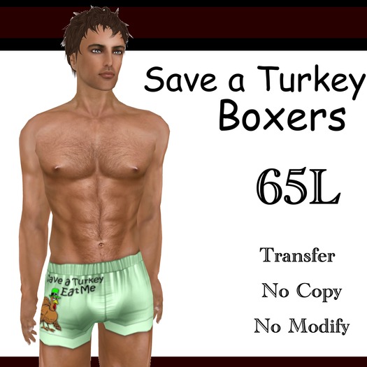 Short & Sweet Turkey Boxers