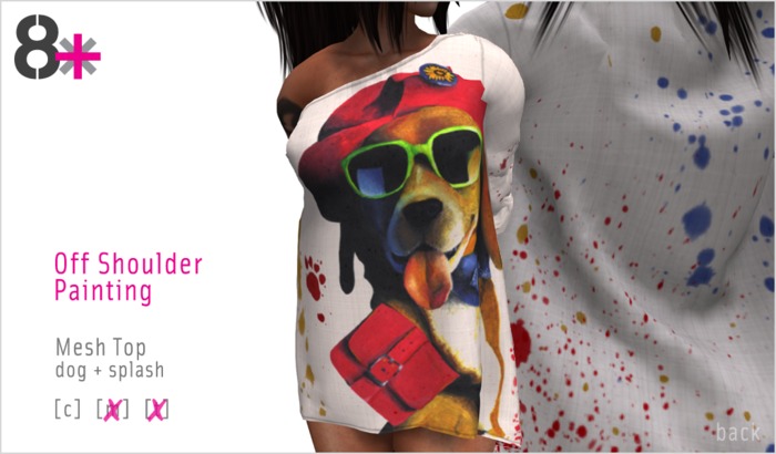 8+ // Clothes - Off Shoulder Painting