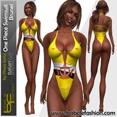 Babele Fashion One Piece Swimsuit Brunei
