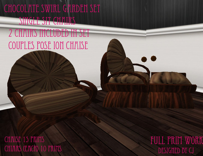 ::SSS:: Chocolate Swirl Garden Set