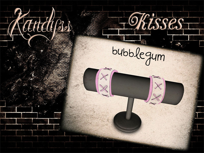 KANDYSS Kisses wristbands bubblegum
