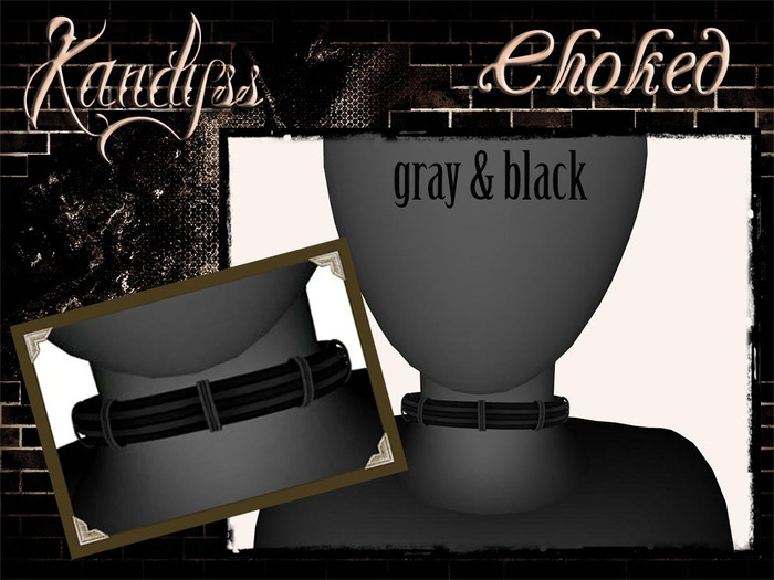 KANDYSS Choked gray & black 