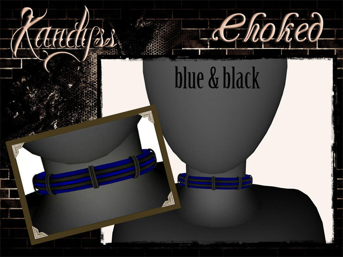 KANDYSS Choked blue & black 