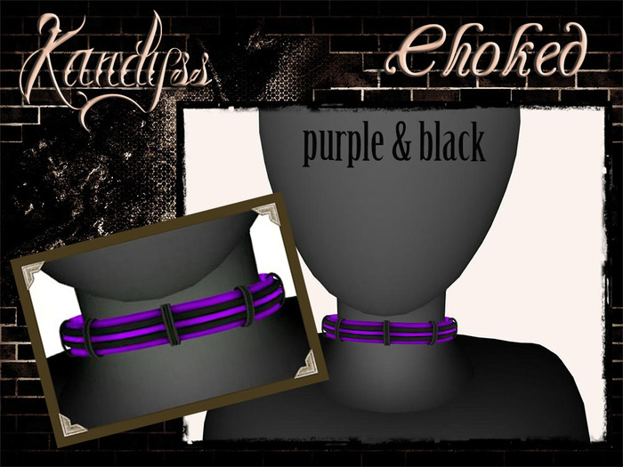 KANDYSS Choked purple & black 