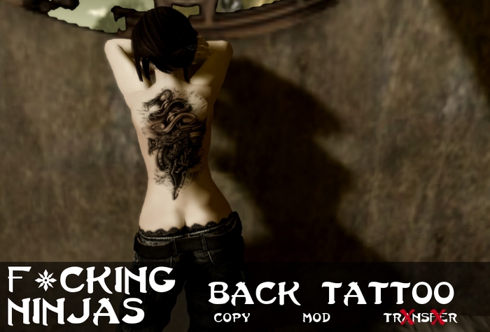 *FN* Back Tattoo Pose
