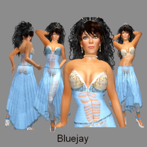 Jazzed Nouveau Bluejay,350