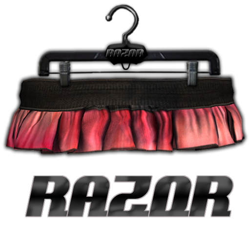 =Razorblade Jacket= Nylon Cotton Tutu /// Red