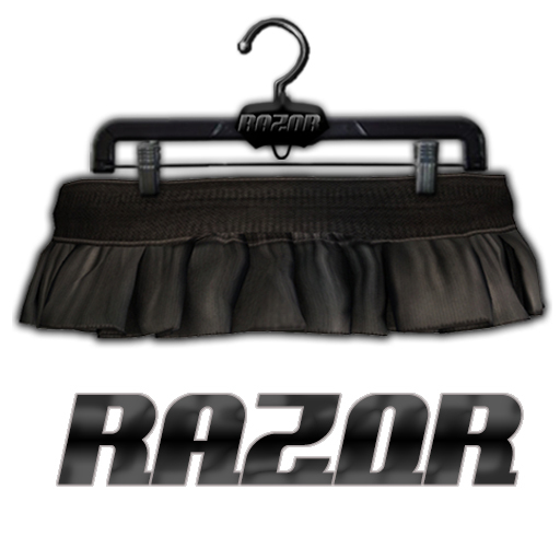=Razorblade Jacket= Nylon Cotton Tutu /// Black