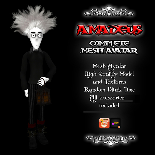 [MS]Amadeus Complete Mesh Avatar
