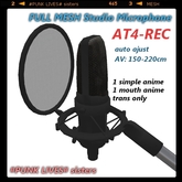MESH studio microphone AT4-REC (auto adjust)