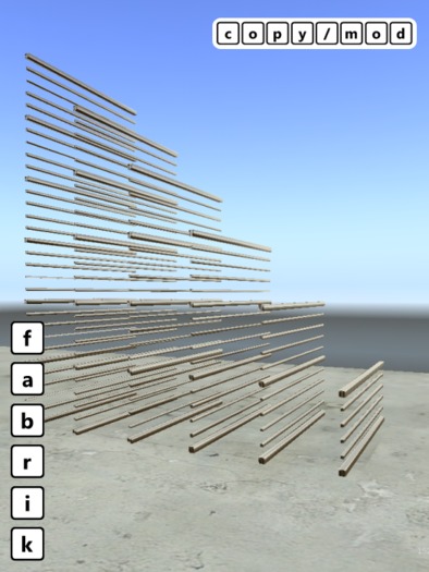 Square section cage bars set 1 copy mod