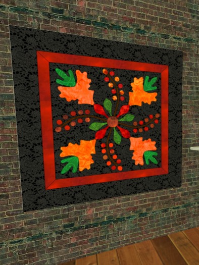 Oak Leaves Quilt Baltimore Album Block